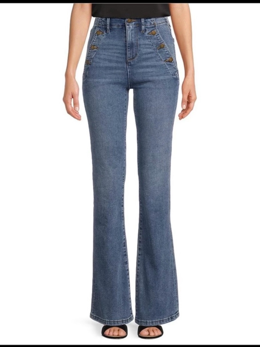 Karl Lagerfeld High Rise Flare Jeans Size 4